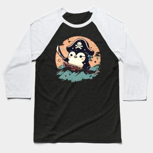Penguin pirate cute kawaii Baseball T-Shirt